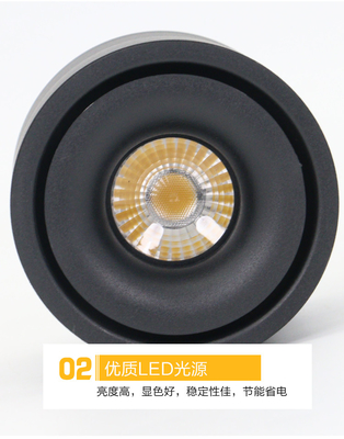 کنترل از راه دور چراغ رومیزی LED دایره سیاه 9.8 اینچی 5 واتی 100lm/W